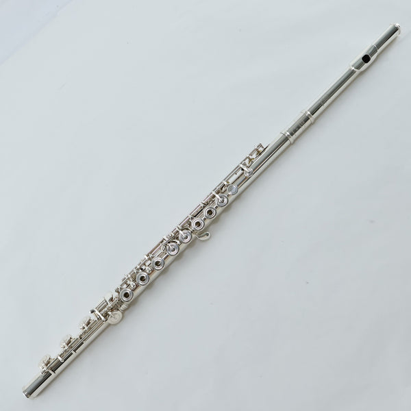 William S. Haynes Q4 Classic Handmade Solid Silver Flute with Custom N Headjoint SN 8740 OPEN BOX- for sale at BrassAndWinds.com