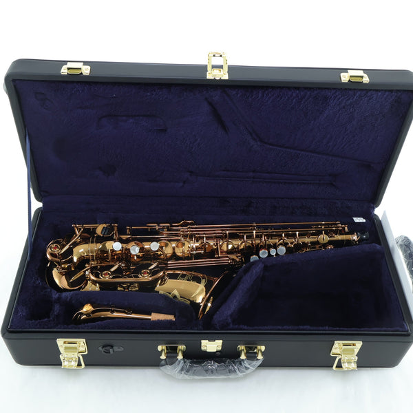 Yamaha Model YAS-82ZIIA 'Custom Z' Alto Saxophone - Amber Lacquer MINT CONDITION- for sale at BrassAndWinds.com