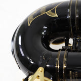 Yamaha Model YAS-82ZIIB Custom Z Alto Saxophone in Black Lacquer MINT CONDITION- for sale at BrassAndWinds.com