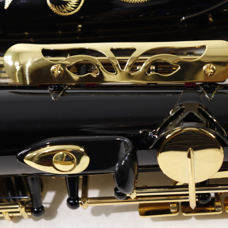 Yamaha Model YAS-82ZIIB Custom Z Alto Saxophone in Black Lacquer MINT CONDITION- for sale at BrassAndWinds.com