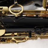 Yamaha Model YAS-82ZIIB Custom Z Alto Saxophone in Black Lacquer MINT CONDITION- for sale at BrassAndWinds.com