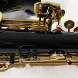 Yamaha Model YAS-82ZIIB Custom Z Alto Saxophone in Black Lacquer MINT CONDITION- for sale at BrassAndWinds.com