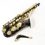 Yamaha Model YAS-82ZIIB Custom Z Alto Saxophone in Black Lacquer MINT CONDITION- for sale at BrassAndWinds.com