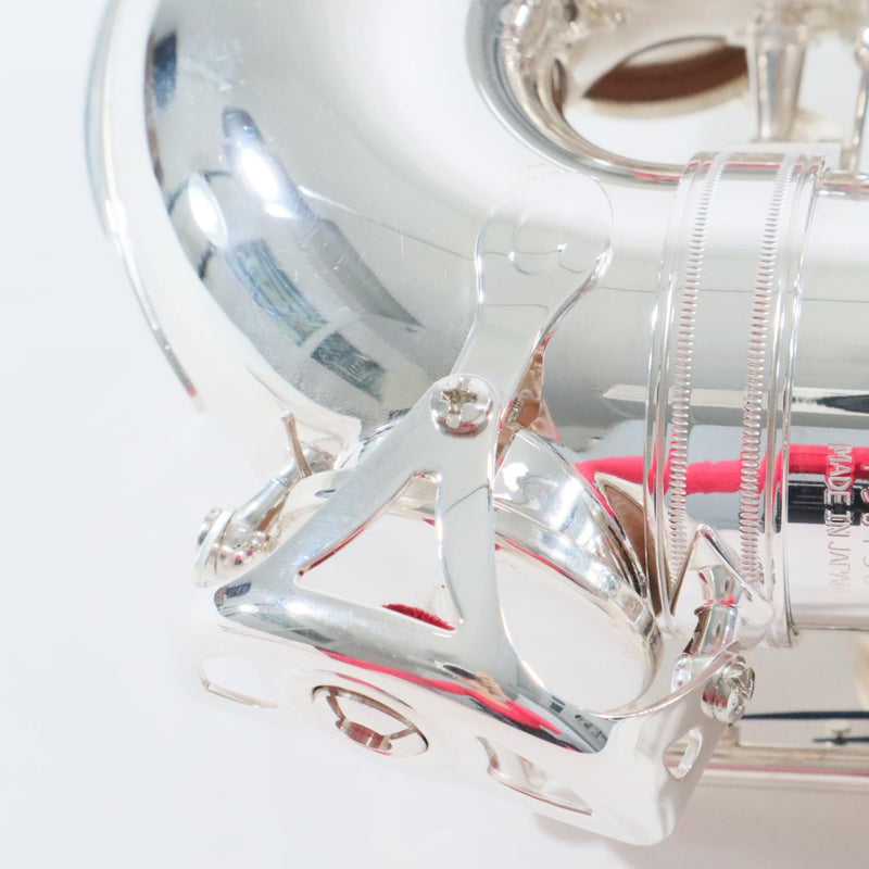 Yamaha Model YAS-82ZIIS 'Custom Z' Alto Saxophone in Silver Plate MINT CONDITION- for sale at BrassAndWinds.com