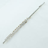 Yamaha Model YFL-481H Solid Silver Flute with Open Holes SN 735155 EXCELLENT- for sale at BrassAndWinds.com