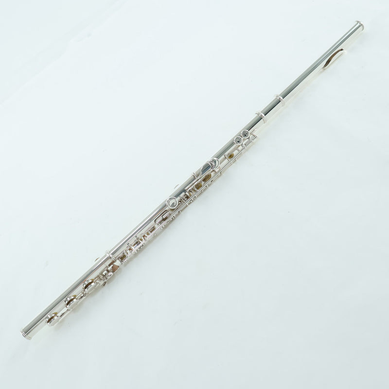 Yamaha Model YFL-481H Solid Silver Flute with Open Holes SN 735155 EXCELLENT- for sale at BrassAndWinds.com