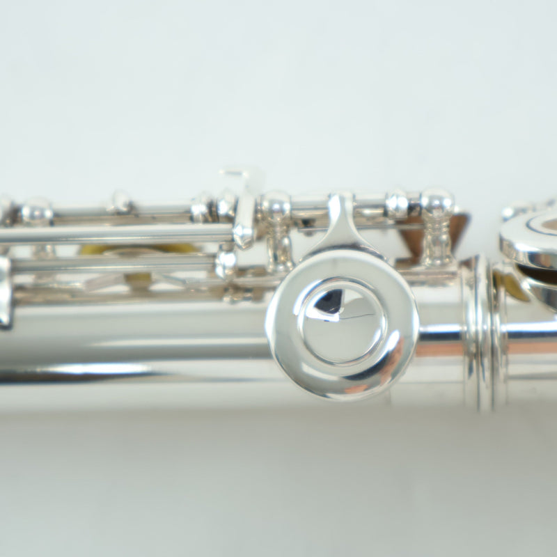 Yamaha Model YFL-481H Solid Silver Flute with Open Holes SN 735155 EXCELLENT- for sale at BrassAndWinds.com