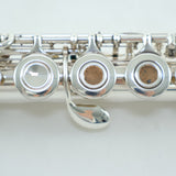 Yamaha Model YFL-481H Solid Silver Flute with Open Holes SN 735155 EXCELLENT- for sale at BrassAndWinds.com