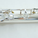 Yamaha Model YFL-481H Solid Silver Flute with Open Holes SN 735155 EXCELLENT- for sale at BrassAndWinds.com