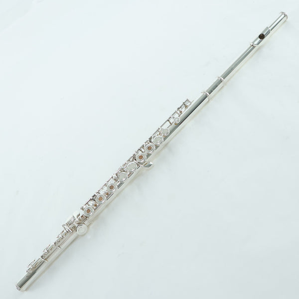 Yamaha Model YFL-481H Solid Silver Flute with Open Holes SN 735155 EXCELLENT- for sale at BrassAndWinds.com