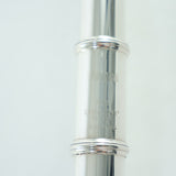 Yamaha Model YFL-481H Solid Silver Flute with Open Holes SN 735155 EXCELLENT- for sale at BrassAndWinds.com