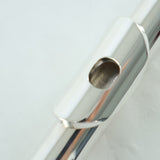 Yamaha Model YFL-481H Solid Silver Flute with Open Holes SN 735155 EXCELLENT- for sale at BrassAndWinds.com