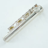 Yamaha Model YFL-481H Solid Silver Flute with Open Holes SN 735155 EXCELLENT- for sale at BrassAndWinds.com