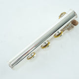 Yamaha Model YFL-481H Solid Silver Flute with Open Holes SN 735155 EXCELLENT- for sale at BrassAndWinds.com