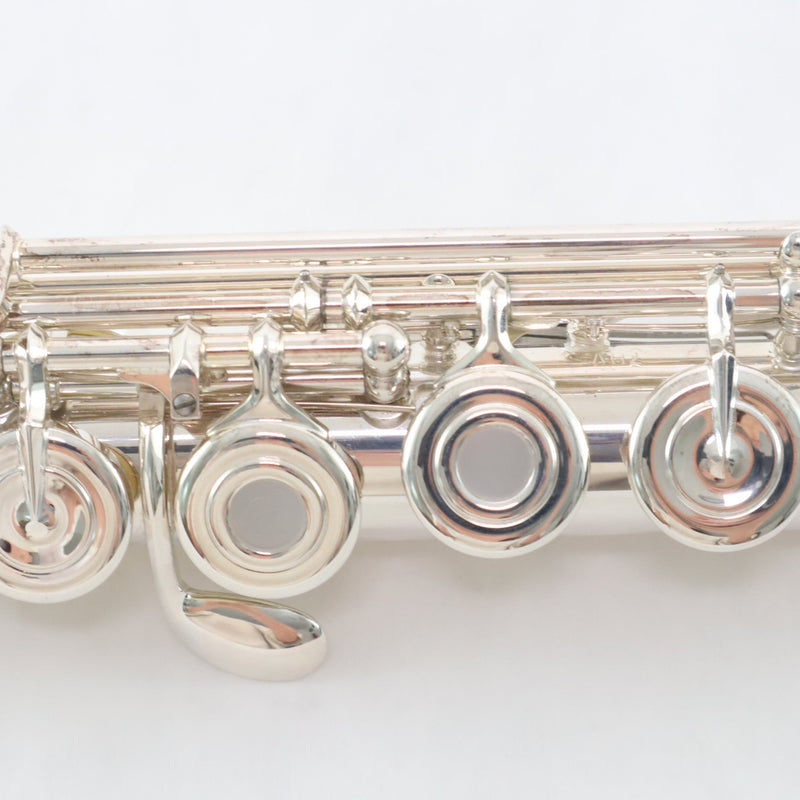 Yamaha Model YFL-777HCT Solid Silver Professional Flute SN 076703 SUPERB- for sale at BrassAndWinds.com