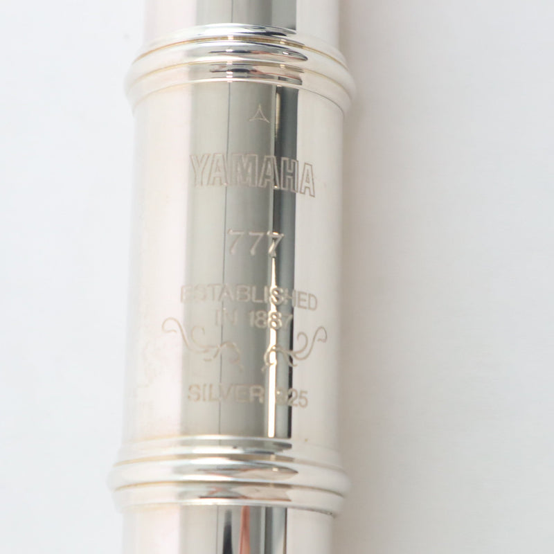 Yamaha Model YFL-777HCT Solid Silver Professional Flute SN 076703 SUPERB- for sale at BrassAndWinds.com