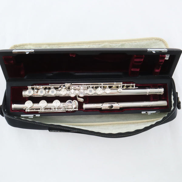 Yamaha Model YFL-777HCT Solid Silver Professional Flute SN 076703 SUPERB- for sale at BrassAndWinds.com