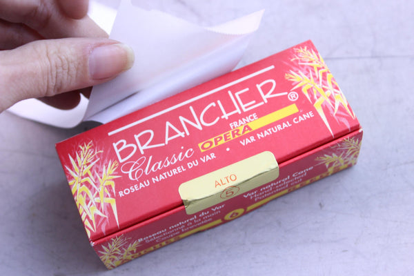 Brancher Eb Alto Saxophone "Classic Opera" Reeds Strength 5, Box of 6- for sale at BrassAndWinds.com