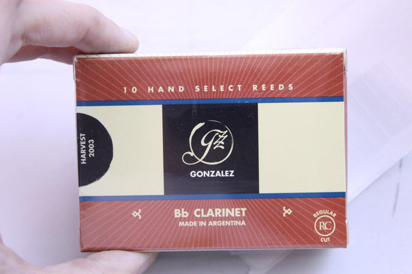 Gonzalez Bb Clarinet Reeds Strength 2.25, Box of 10- for sale at BrassAndWinds.com