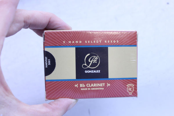 Gonzalez Bb Clarinet Reeds Strength 2.25, Box of 2- for sale at BrassAndWinds.com