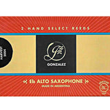 Gonzalez Eb Alto Saxophone Reeds Strength 2.25, Box of 2- for sale at BrassAndWinds.com