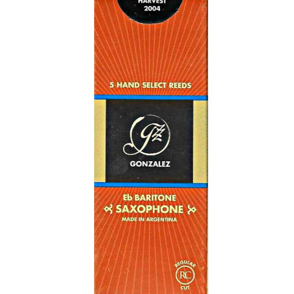 Gonzalez Eb Baritone Saxophone Reeds Strength 4.75, Box of 5- for sale at BrassAndWinds.com