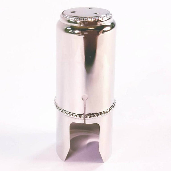 Leblanc Model 2257C Bonade Mouthpiece Cap for Soprano Saxophone in Nickel Plate- for sale at BrassAndWinds.com