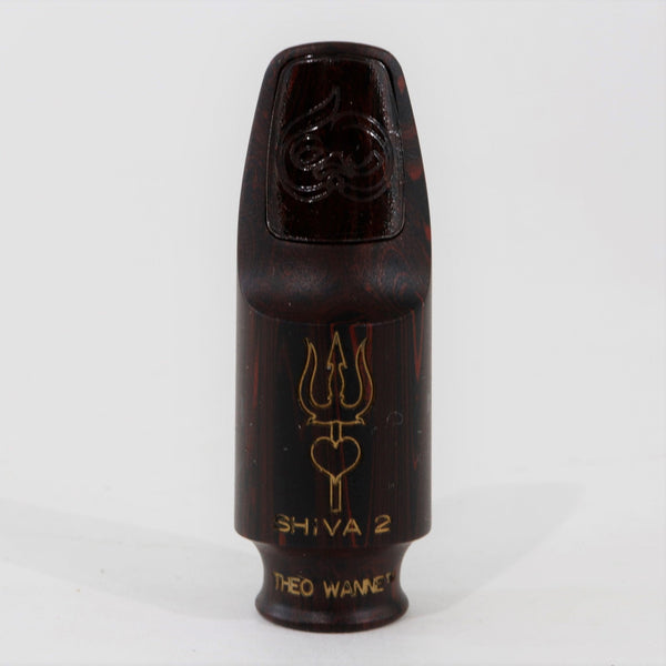 Theo Wanne SHIVA2 Red Marble HR 8 Soprano Saxophone Mouthpiece DEMO MODEL- for sale at BrassAndWinds.com